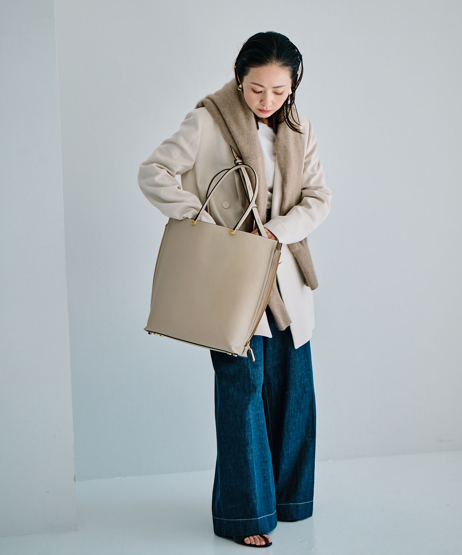 E'POR「【A4対応】【E'POR】Y BAG Large【通勤】【メディア掲載】」|トートバッグ|