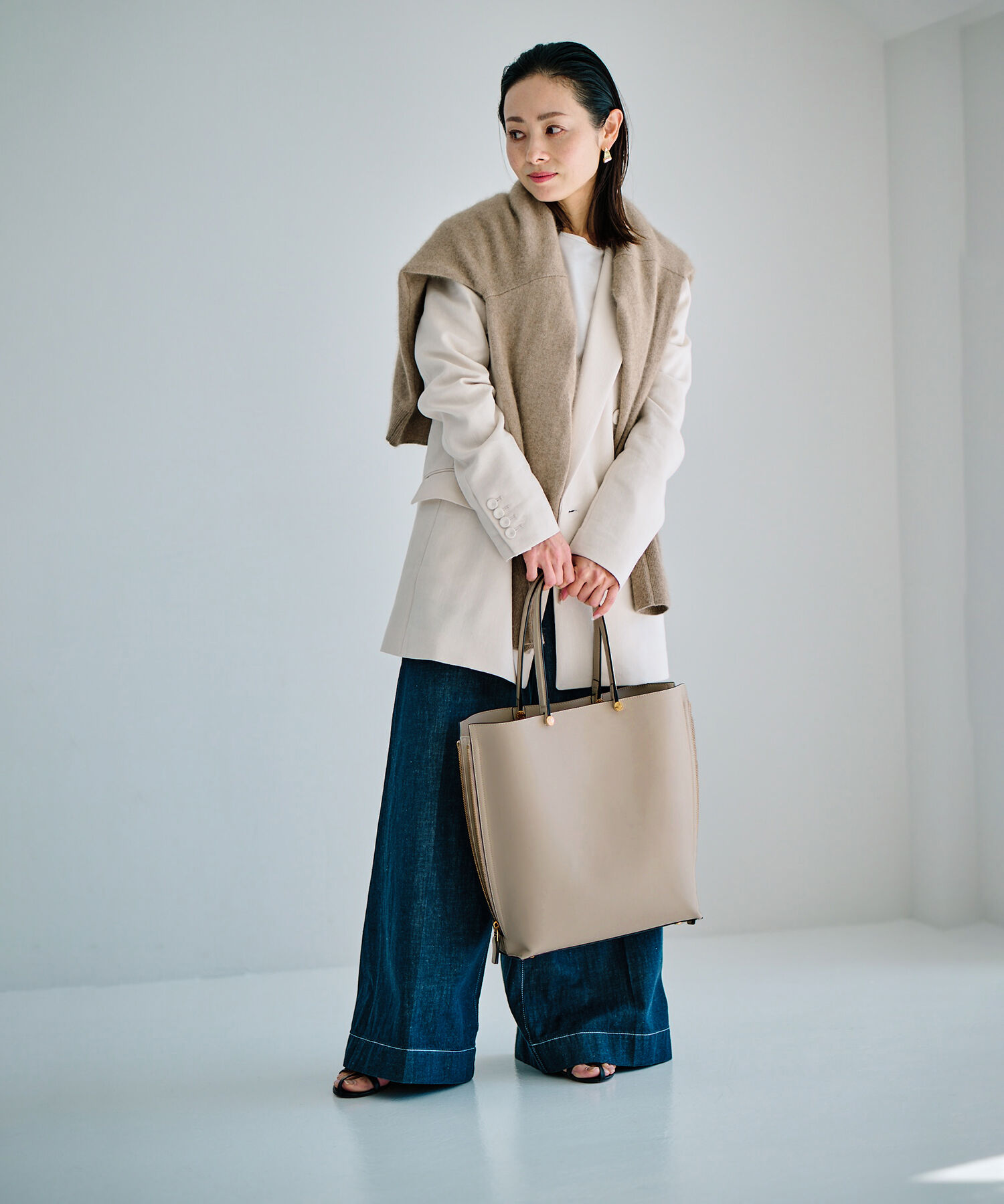 E'POR「【A4対応】【E'POR】Y BAG Large【通勤】【メディア掲載】」|トートバッグ|