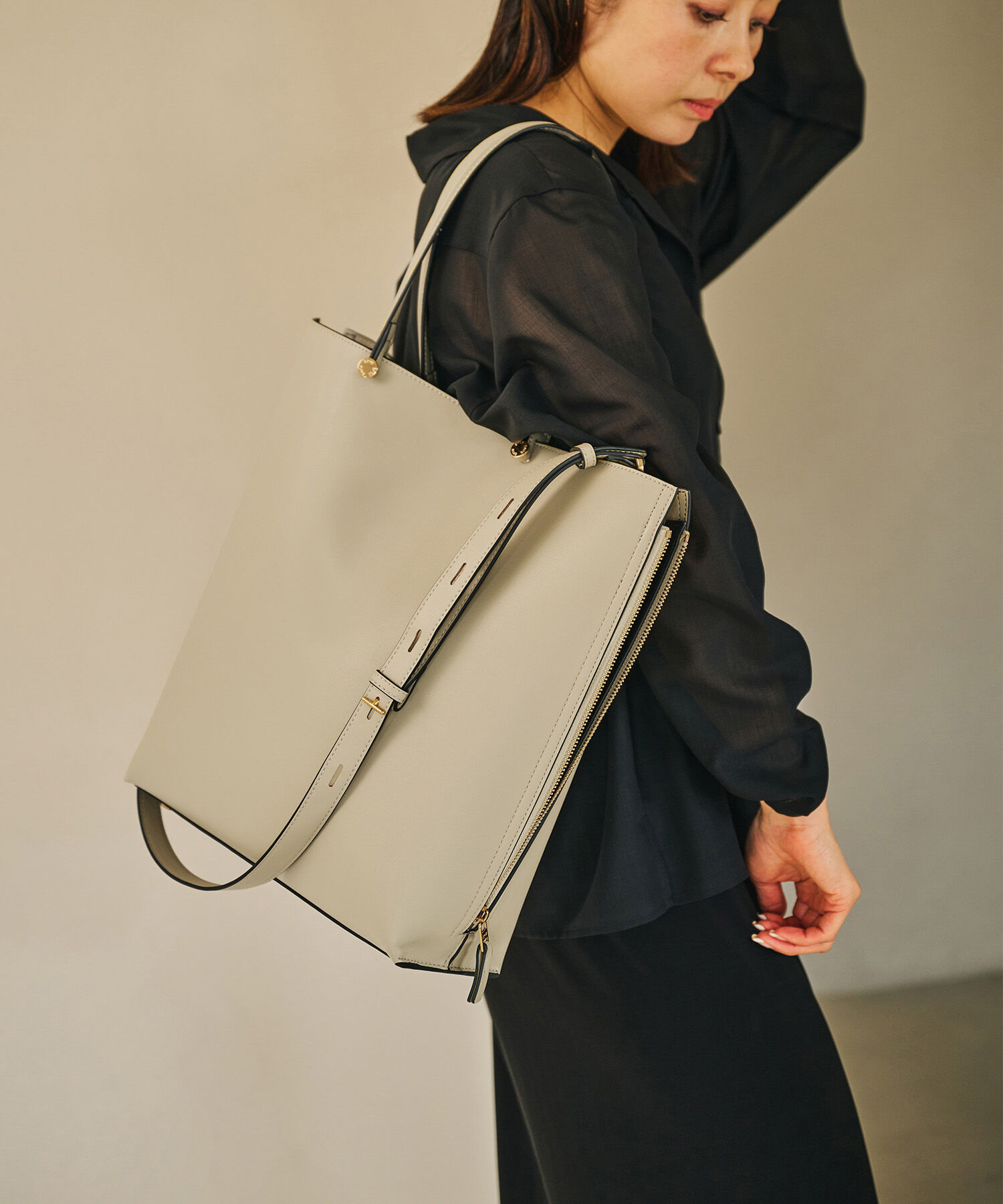 E'POR「【A4対応】【E'POR】Y BAG Large【通勤】【メディア掲載】」|トートバッグ|