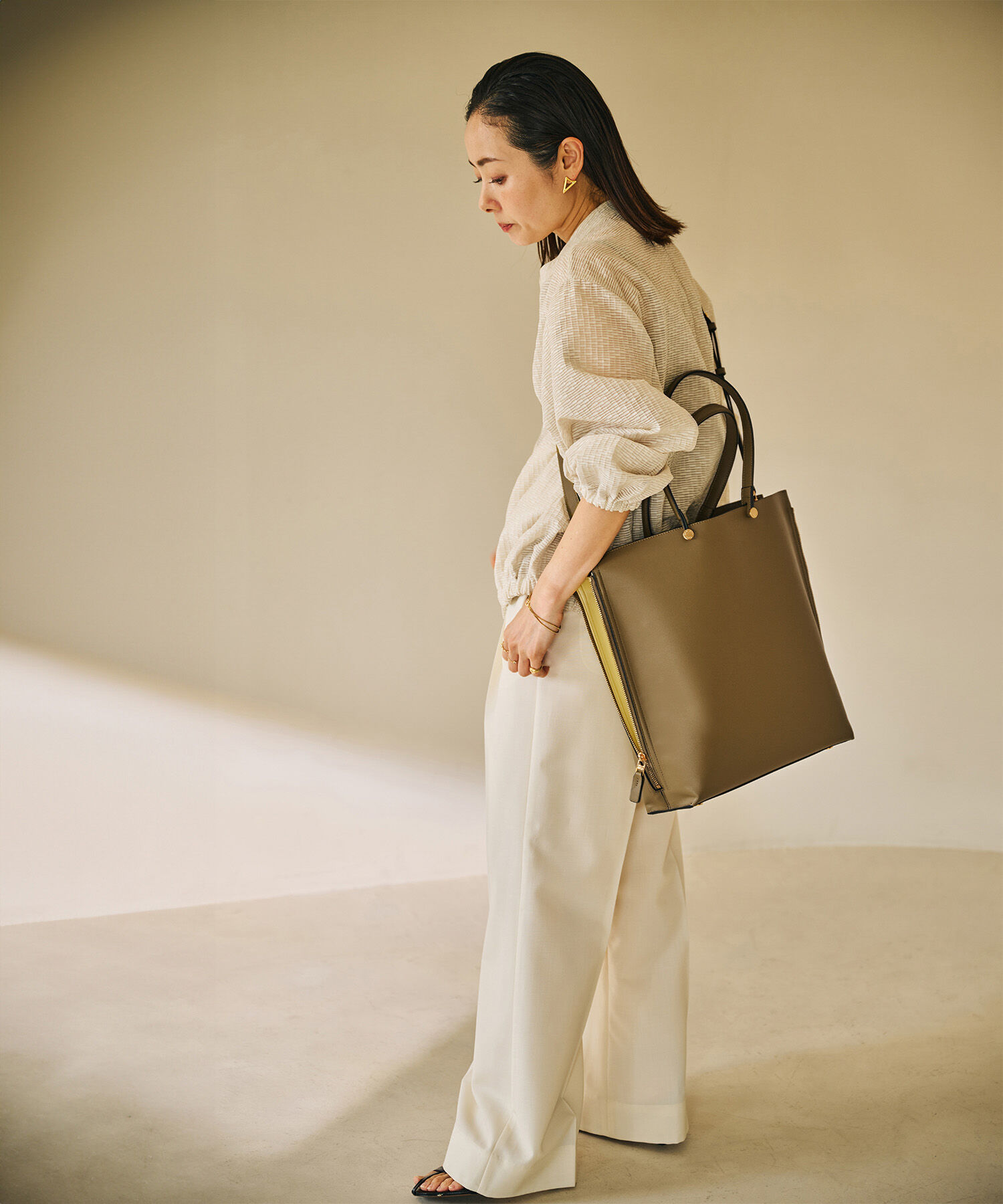 E'POR「【A4対応】【E'POR】Y BAG Large【通勤】【メディア掲載】」|トートバッグ|