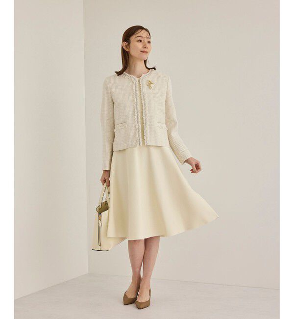 ROPE「【洗える】ニットセットアップワンピース【セレモニー/通勤対応】」|ワンピース|