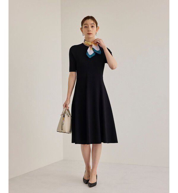 ROPE「【洗える】ニットセットアップワンピース【セレモニー/通勤対応】」|ワンピース|