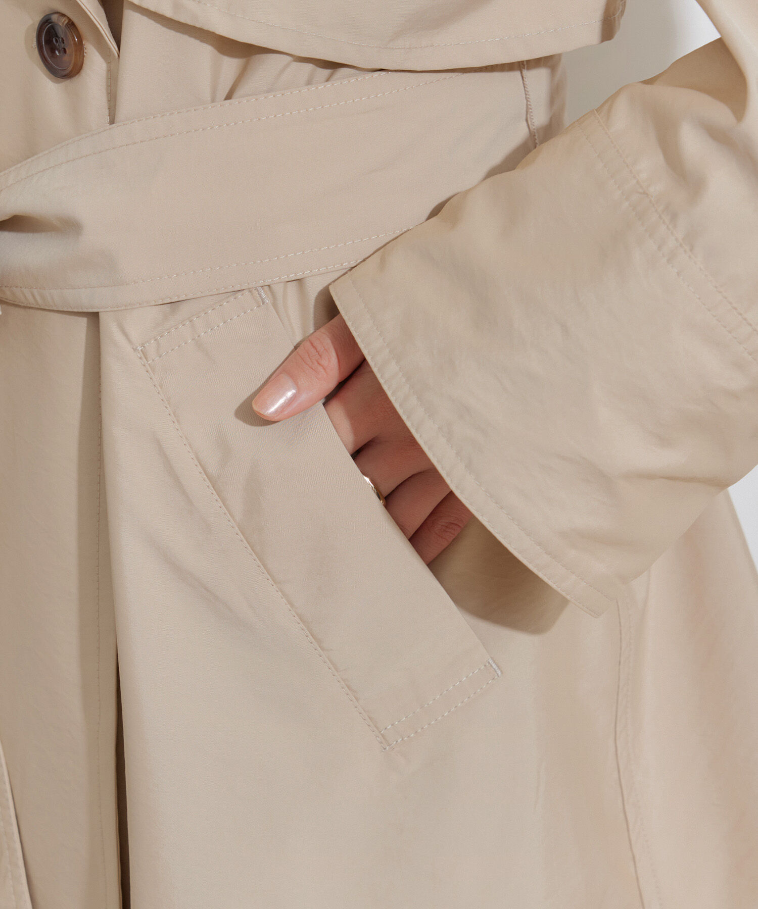 VIS「【セットアップ対応】マルチWAYミドル丈ジレトレンチコート」|トレンチコート|