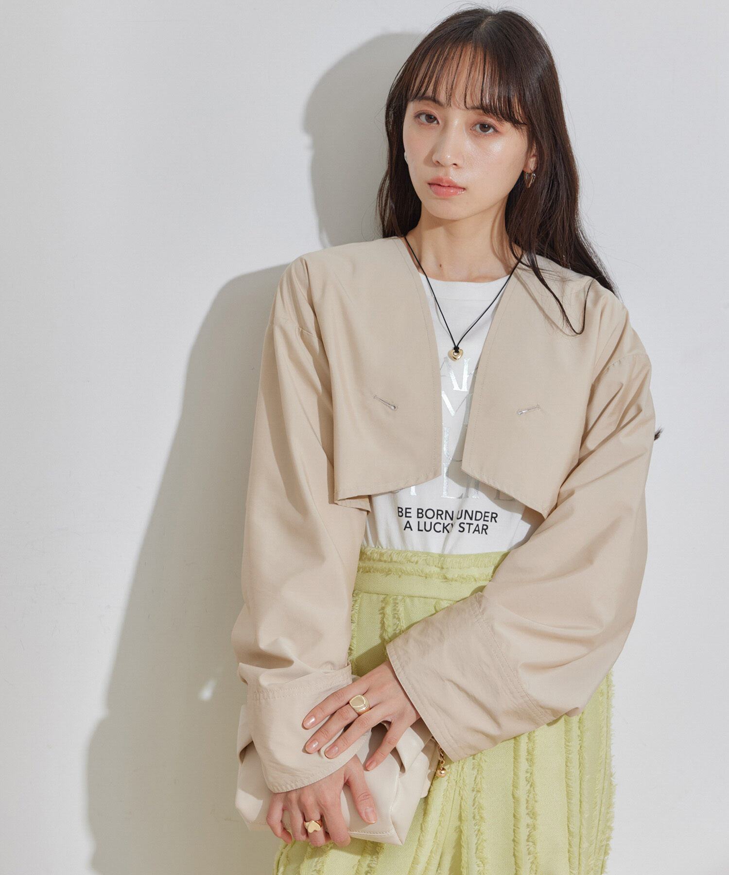 VIS「【セットアップ対応】マルチWAYミドル丈ジレトレンチコート」|トレンチコート|