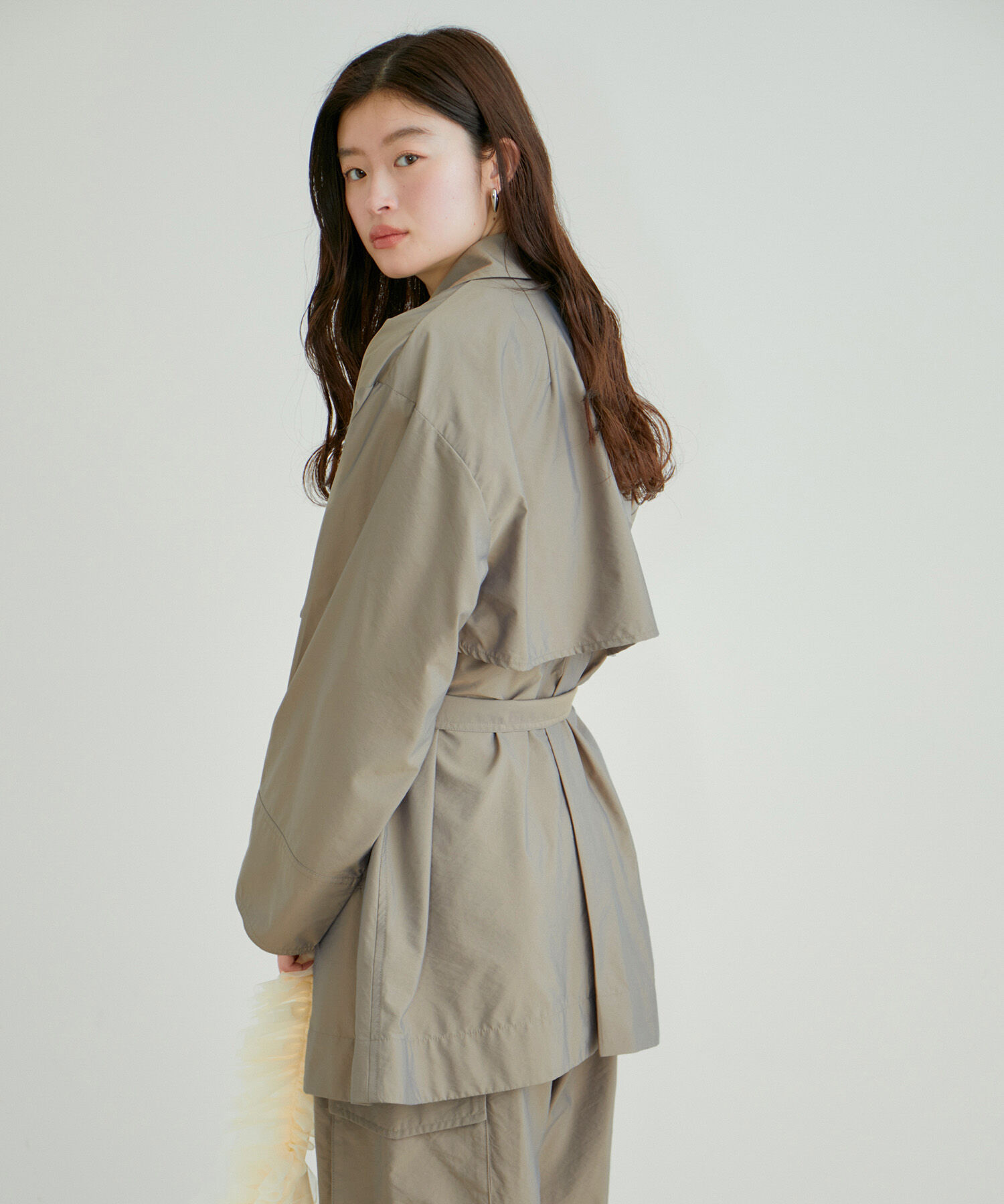 VIS「【セットアップ対応】マルチWAYミドル丈ジレトレンチコート」|トレンチコート|