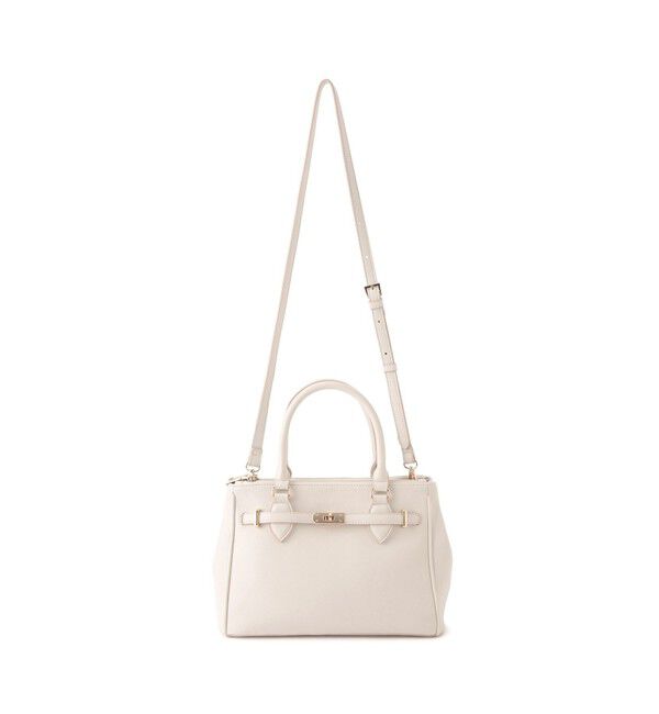 VIS「【新色追加】【2WAY】フロント金具3層トートバッグ」|ショルダー・メッセンジャー|