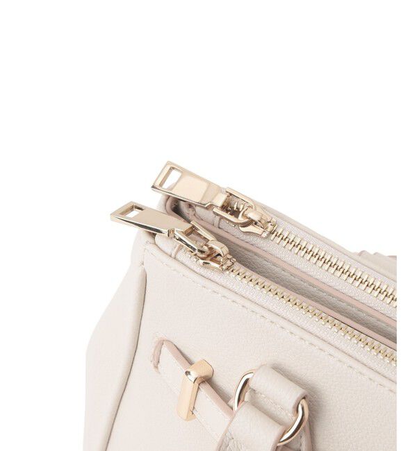 VIS「【新色追加】【2WAY】フロント金具3層トートバッグ」|ショルダー・メッセンジャー|