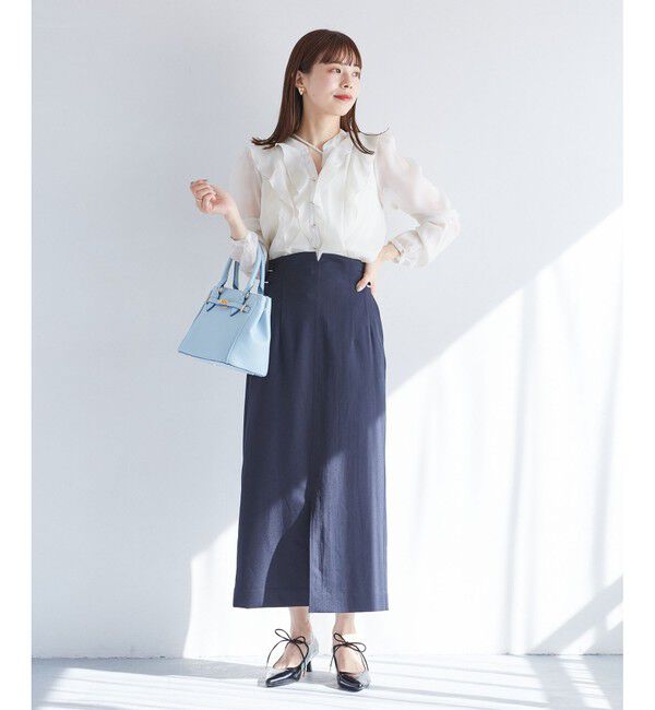 VIS「【新色追加】【2WAY】フロント金具3層トートバッグ」|ショルダー・メッセンジャー|