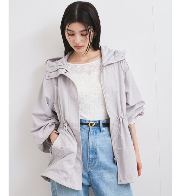 VIS「【定番人気】【撥水/花粉ガード】ウエストドロストマウンテンパーカー スプリングコート」|その他|