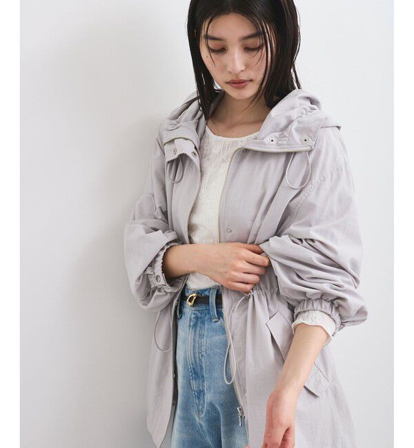 VIS「【定番人気】【撥水/花粉ガード】ウエストドロストマウンテンパーカー スプリングコート」|その他|