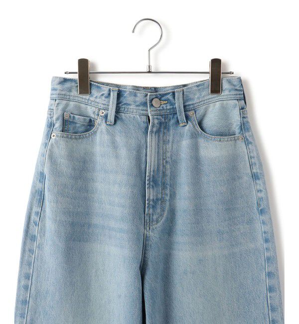 VIS「【洗える】ハイウエストルーズワイドデニム」|デニム|