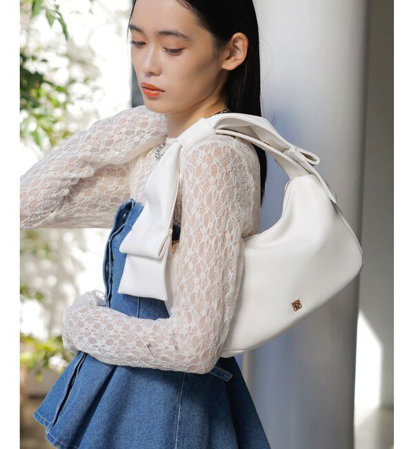 VIS「ビッグリボンハンドルバッグ」|ハンドバッグ|