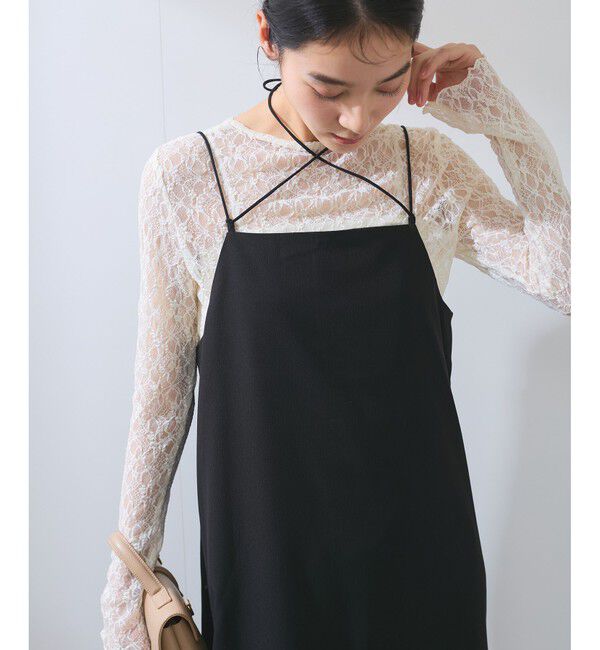 VIS「【WEB限定】【洗える】マルチWAYキャミワンピース」|ワンピース|