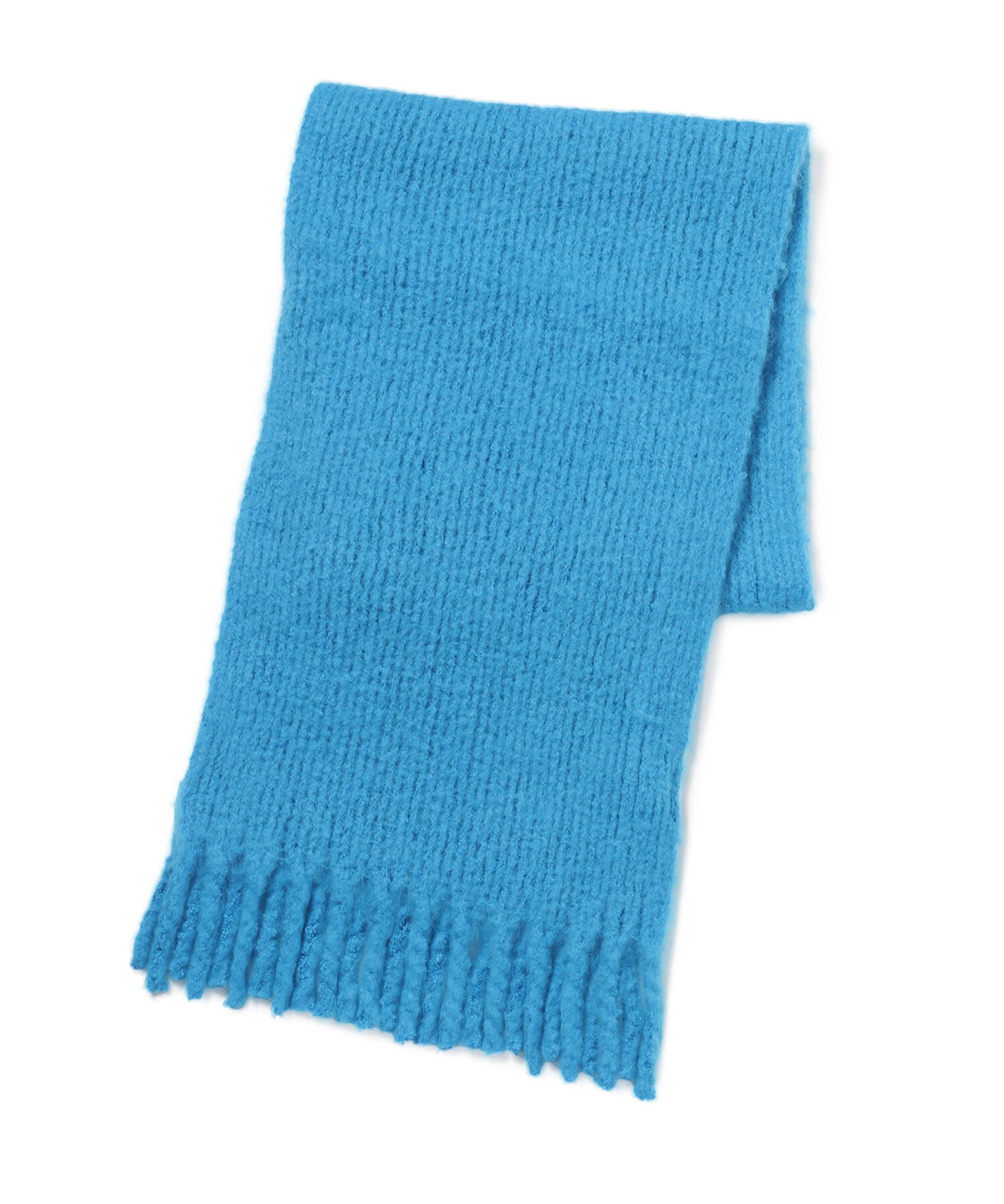 ROPE PICNIC PASSAGE「バルキーフリンジリブマフラー」|マフラー|