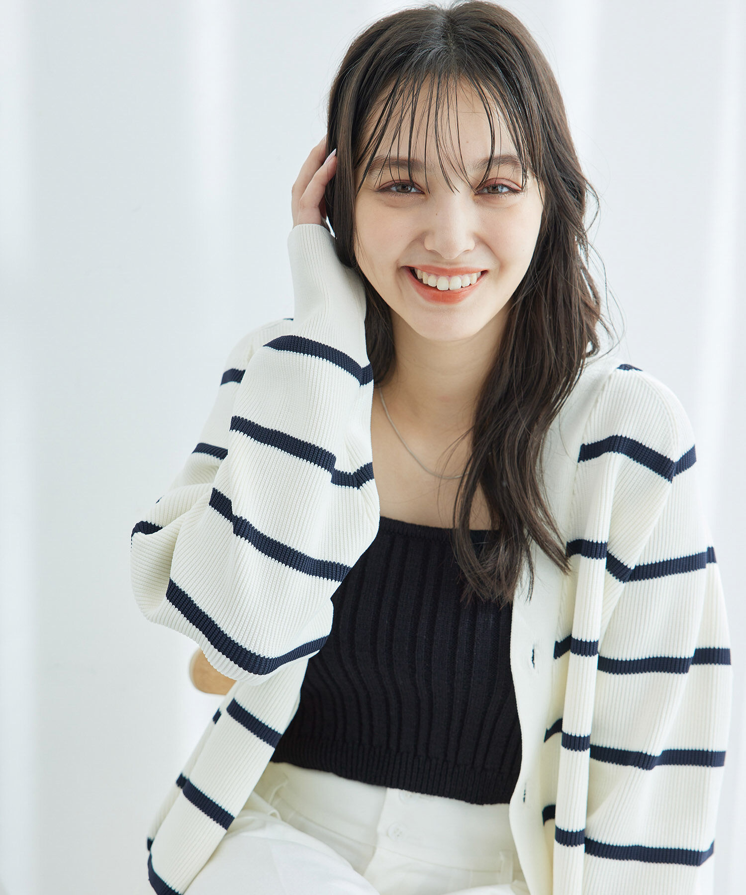 Rope&rsquo;Picnic「ラメ畔ニットビスチェ」|ベスト・ジレ|