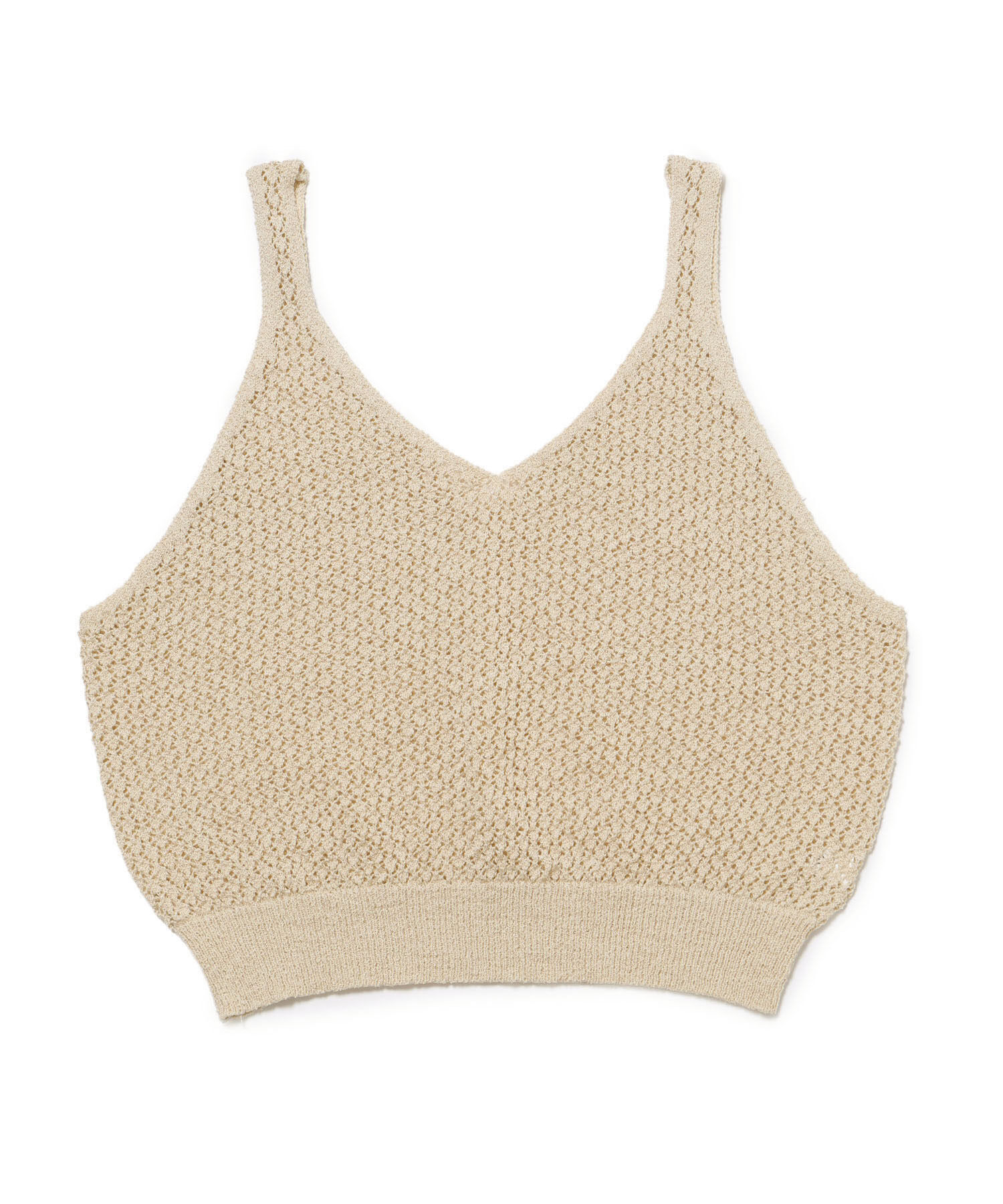 ROPE PICNIC PASSAGE「透かし編みルーズレイヤードニットベスト」|ベスト・ジレ|