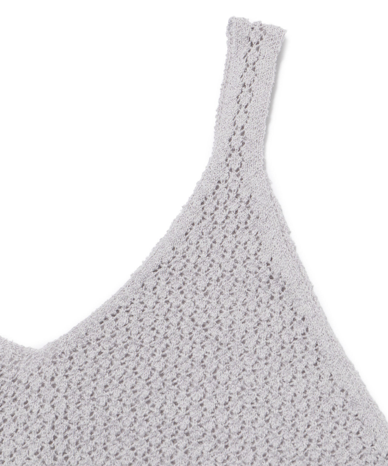 ROPE PICNIC PASSAGE「透かし編みルーズレイヤードニットベスト」|ベスト・ジレ|