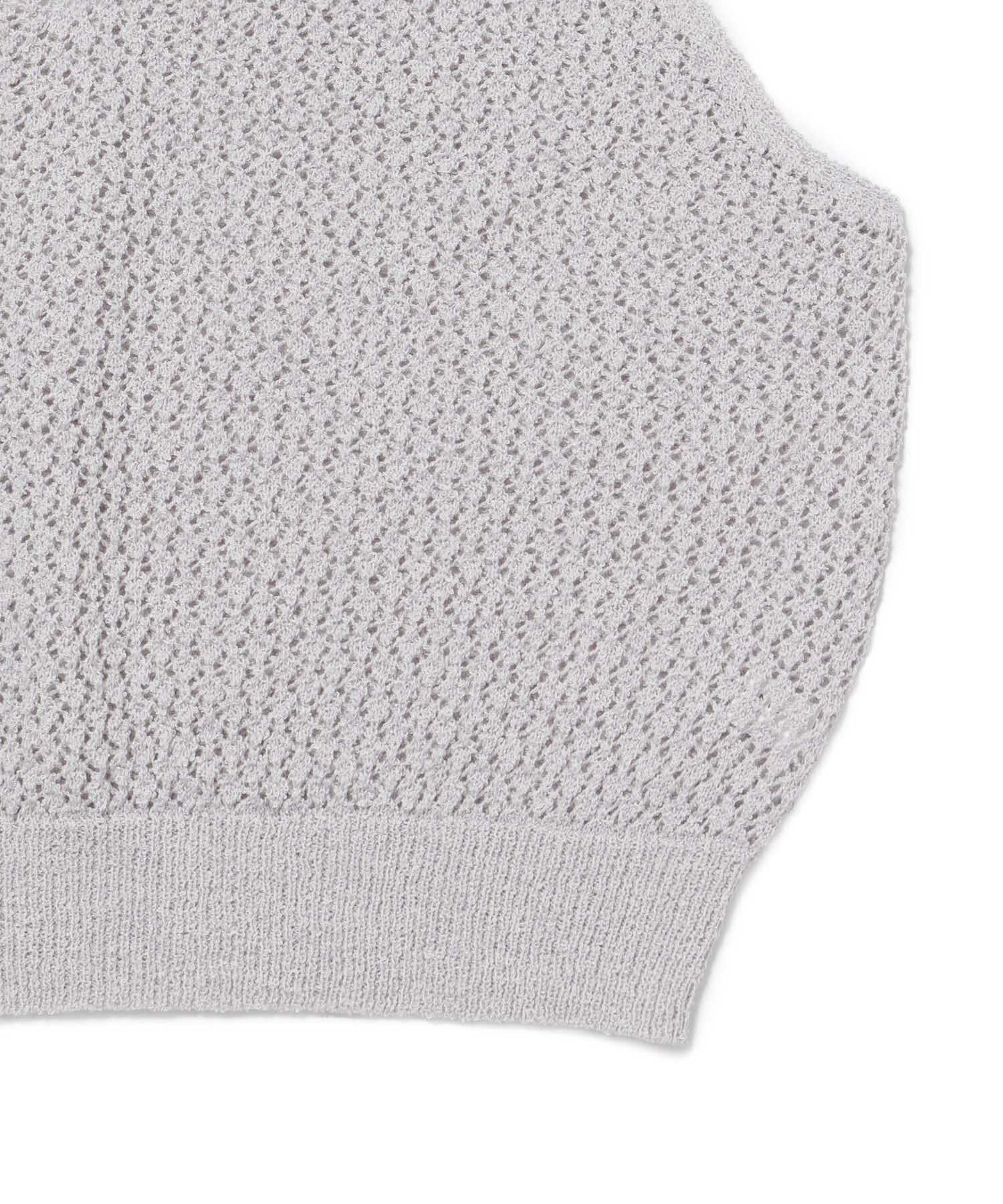 ROPE PICNIC PASSAGE「透かし編みルーズレイヤードニットベスト」|ベスト・ジレ|