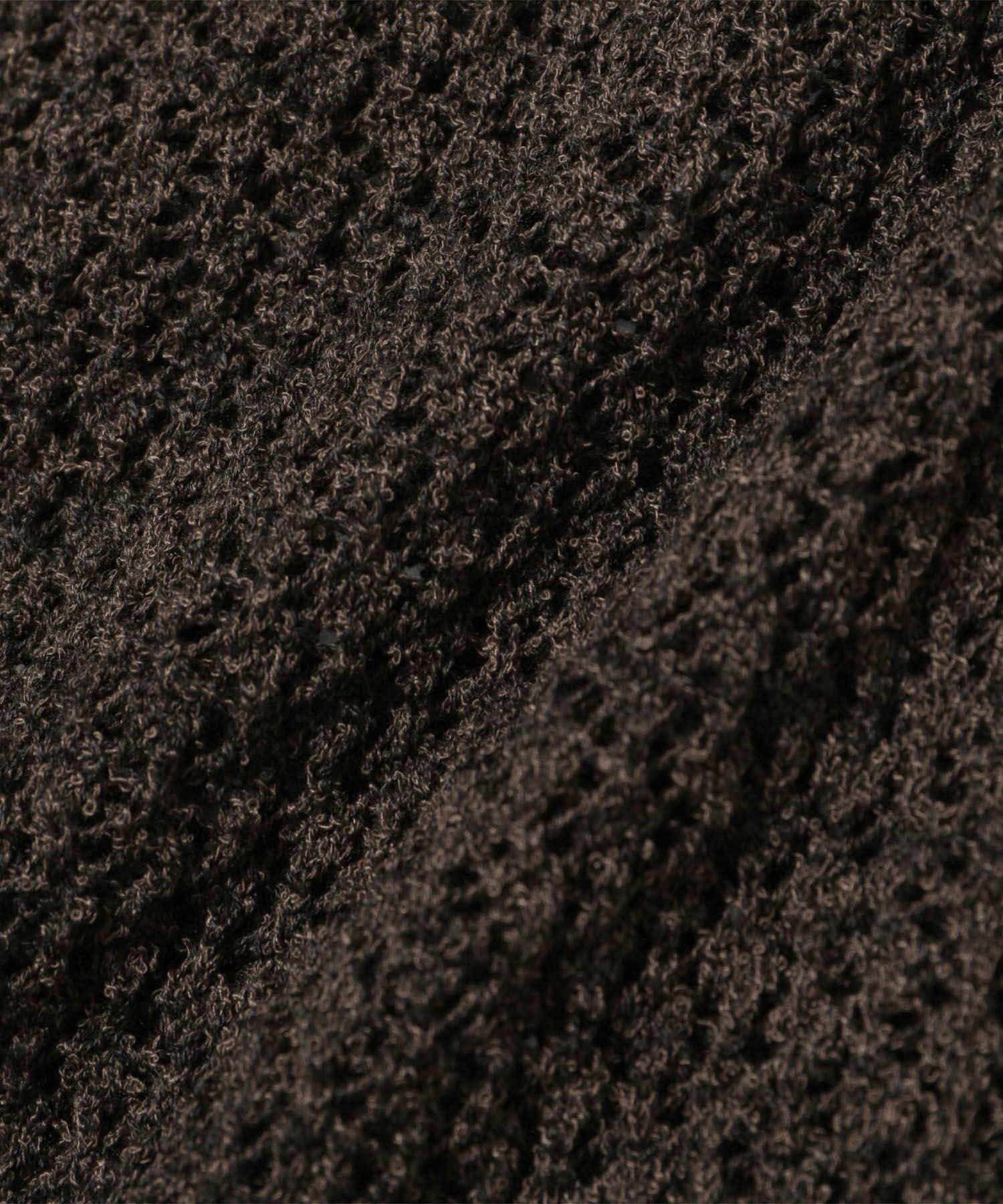 ROPE PICNIC PASSAGE「透かし編みルーズレイヤードニットベスト」|ベスト・ジレ|