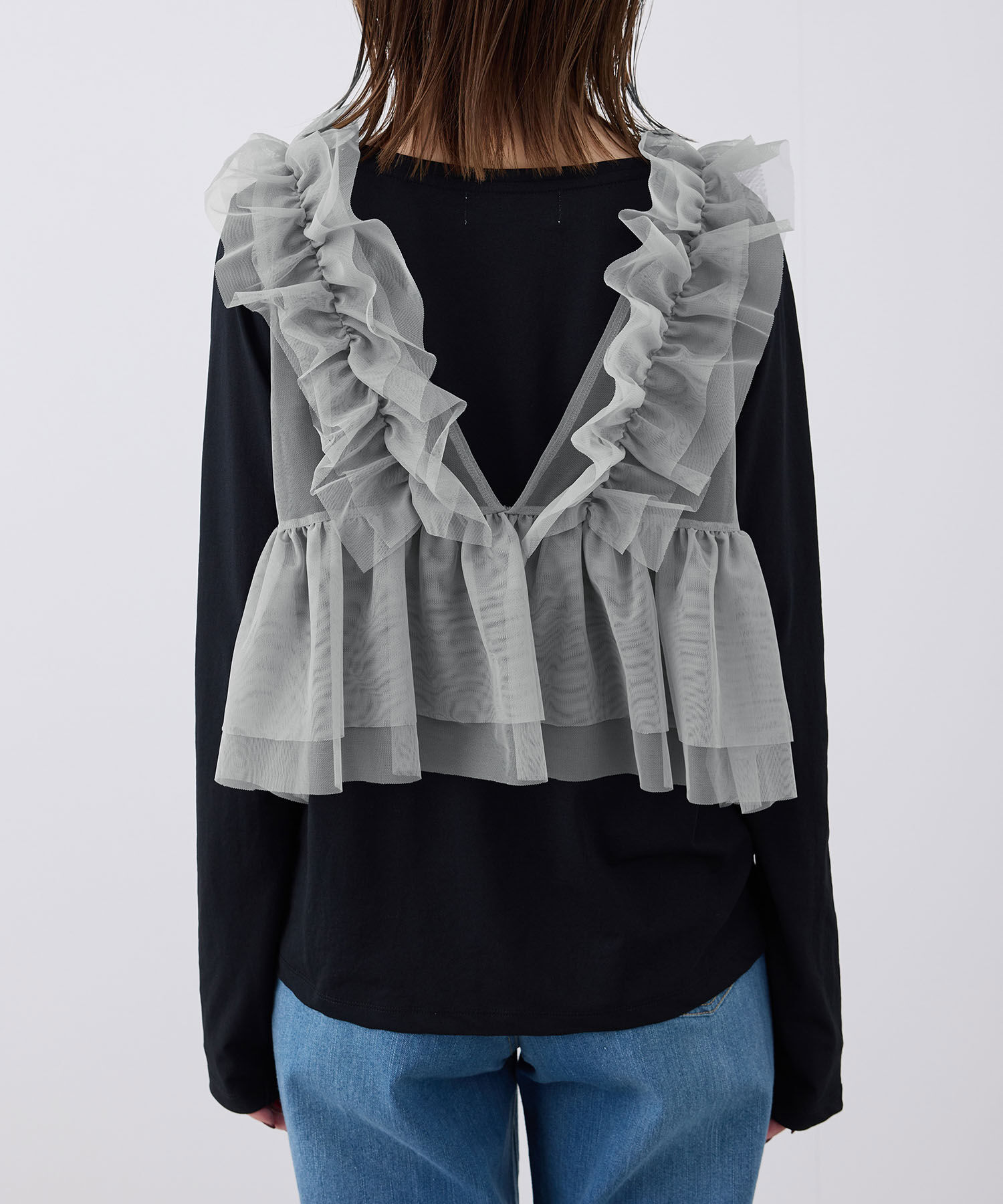 Rope&rsquo;Picnic「前後2WAY/フリルチュールビスチェ」|ベスト・ジレ|