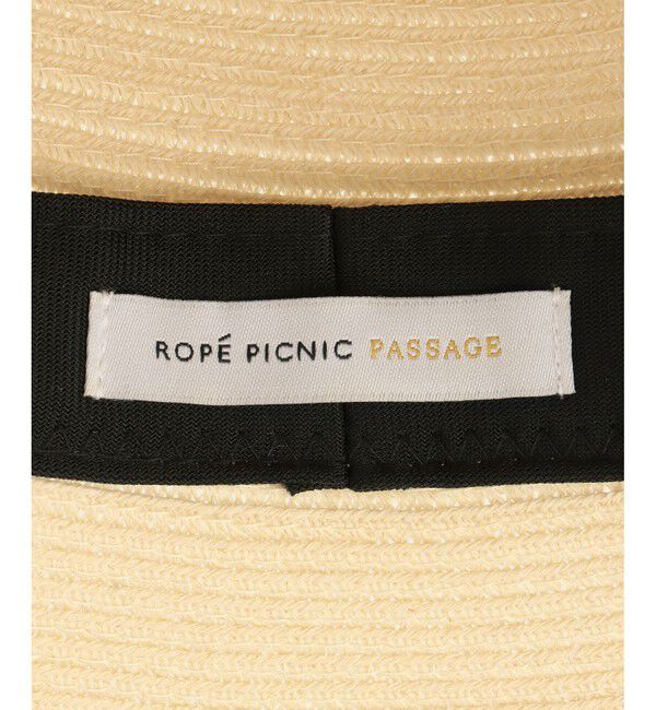 ROPE PICNIC PASSAGE「【UVカット・ウォッシャブル】折り畳みリボンハット」|ハット|