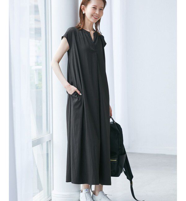 Rope&rsquo;Picnic「リラックススキッパーロングワンピース」|ワンピース|
