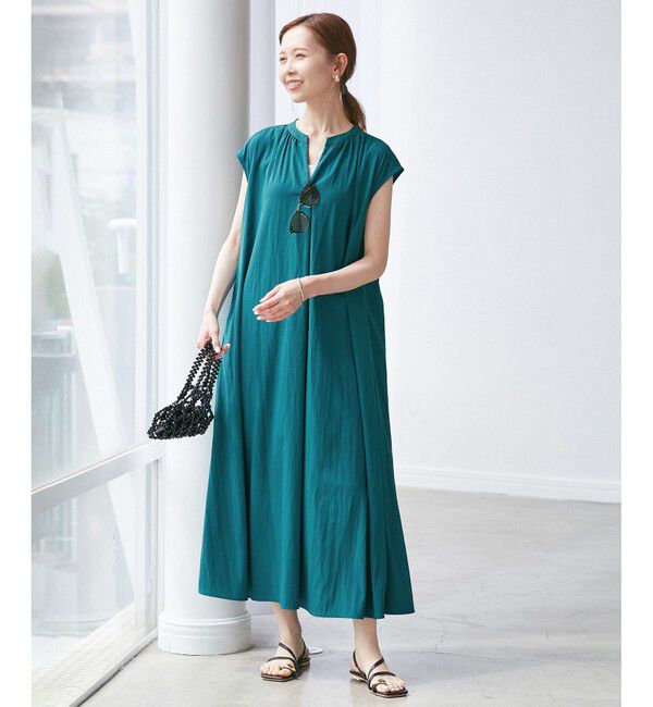 Rope&rsquo;Picnic「リラックススキッパーロングワンピース」|ワンピース|