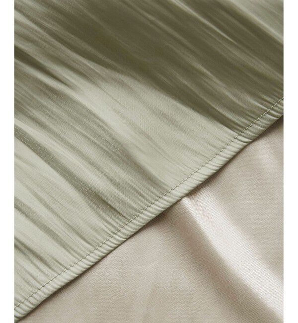 Rope&rsquo;Picnic「シャイニーリラックスプリーツスカート」|スカート|