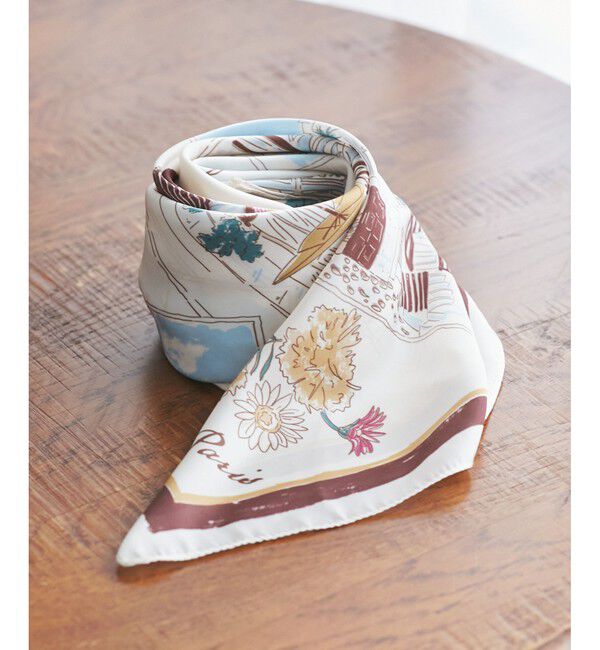 ROPE PICNIC PASSAGE「Souvenirs de voyage スカーフ」|バンダナ・スカーフ|