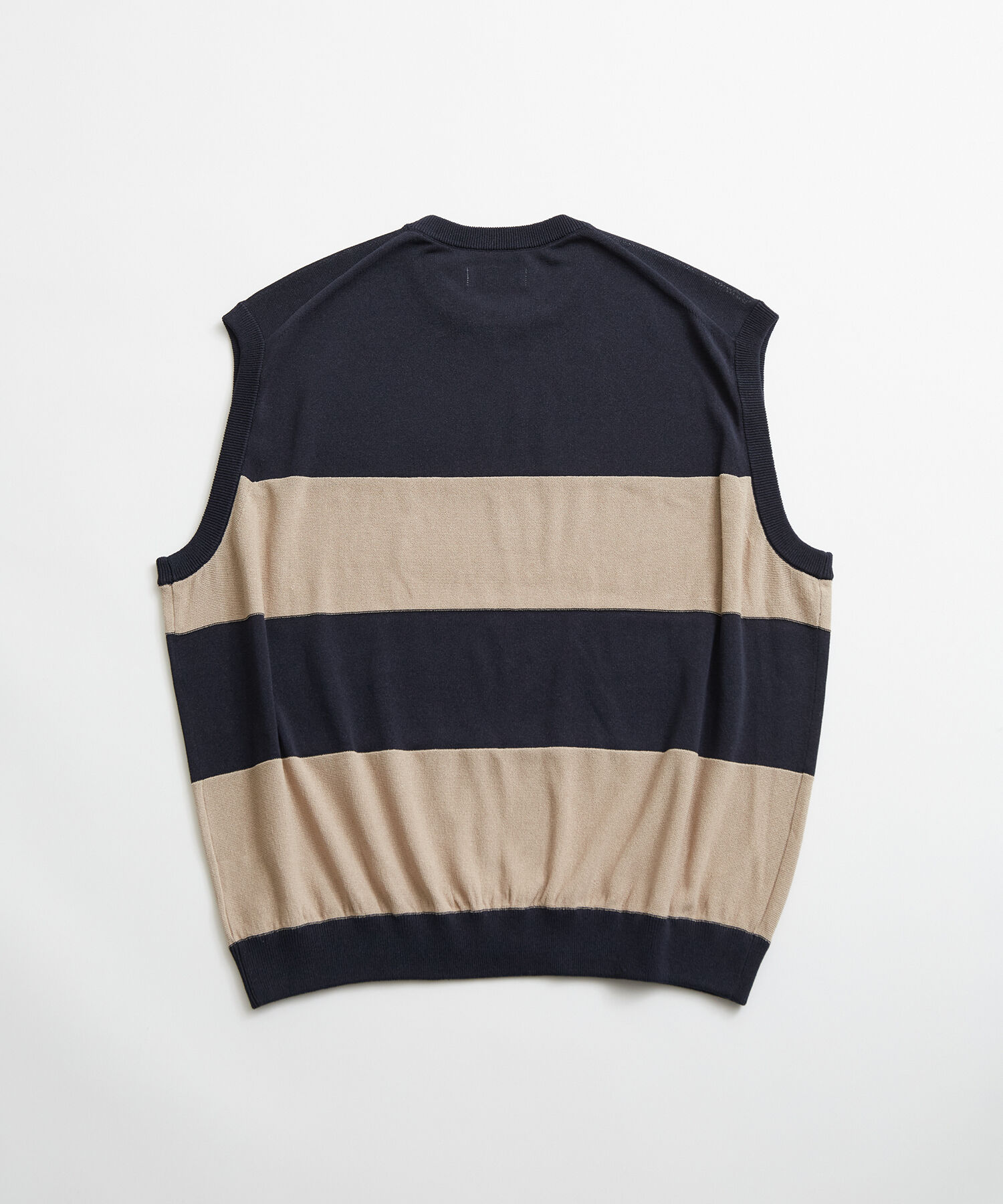 ADAM ET ROPE'「WASHI MIX ボーダー ニット ベスト」|ベスト・ジレ|