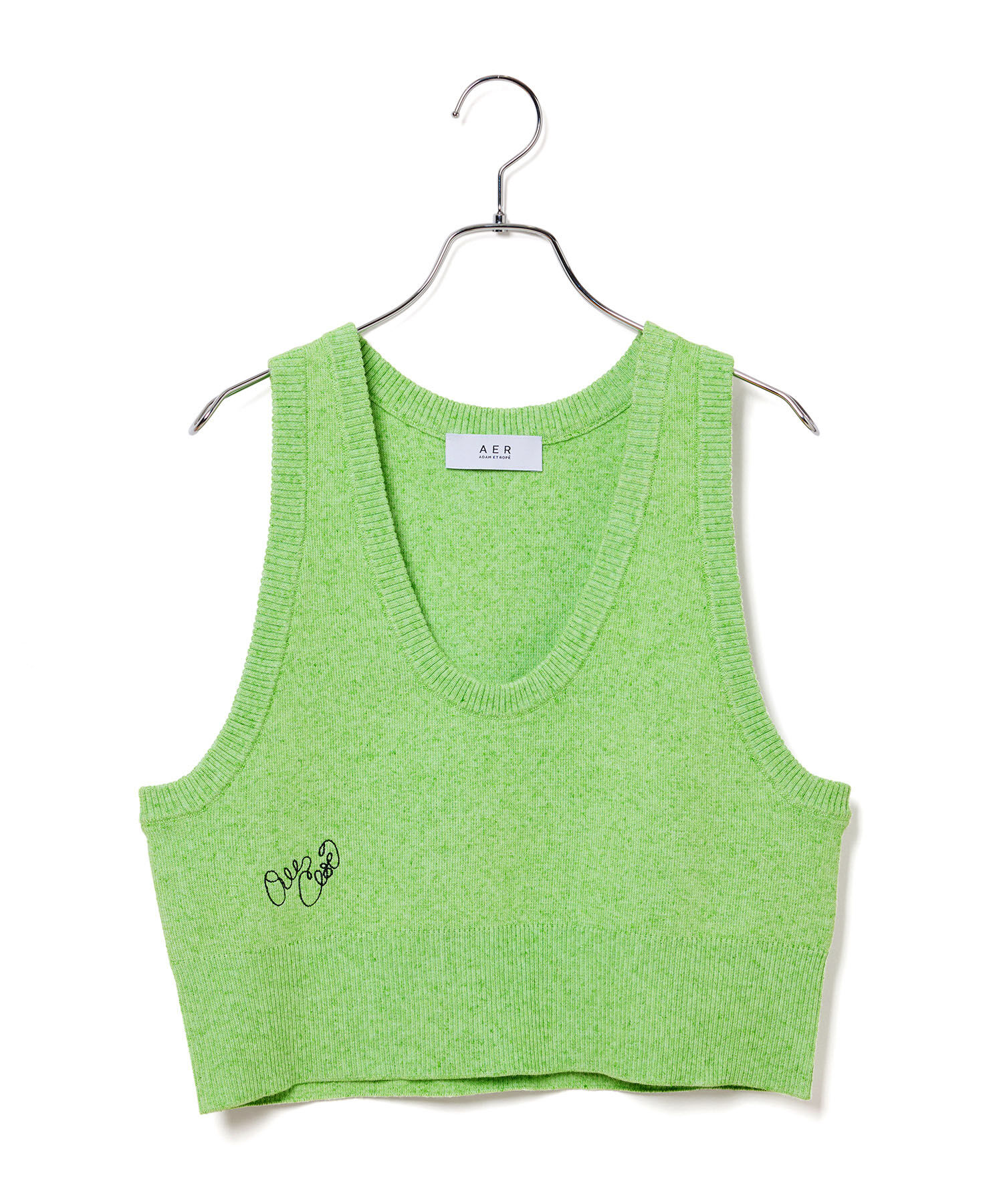 ADAM ET ROPE'「【WEB限定・洗える】ニットビスチェベスト」|ベスト・ジレ|