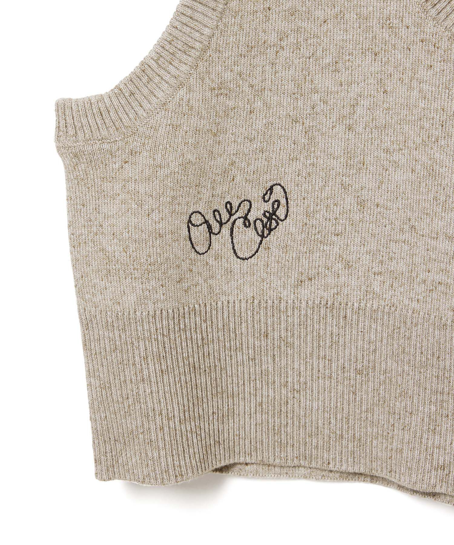 ADAM ET ROPE'「【WEB限定・洗える】ニットビスチェベスト」|ベスト・ジレ|