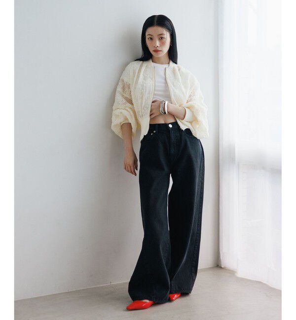 ADAM ET ROPE'「メリージェーンフラットミュール」|サンダル|