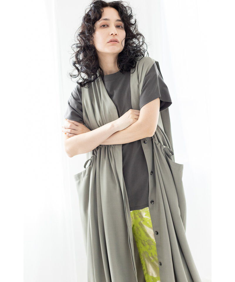  「ギャザーバルーンジレ」|ベスト・ジレ|