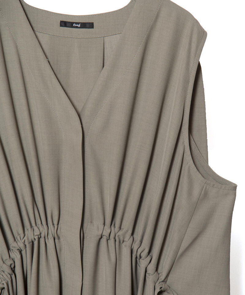  「ギャザーバルーンジレ」|ベスト・ジレ|