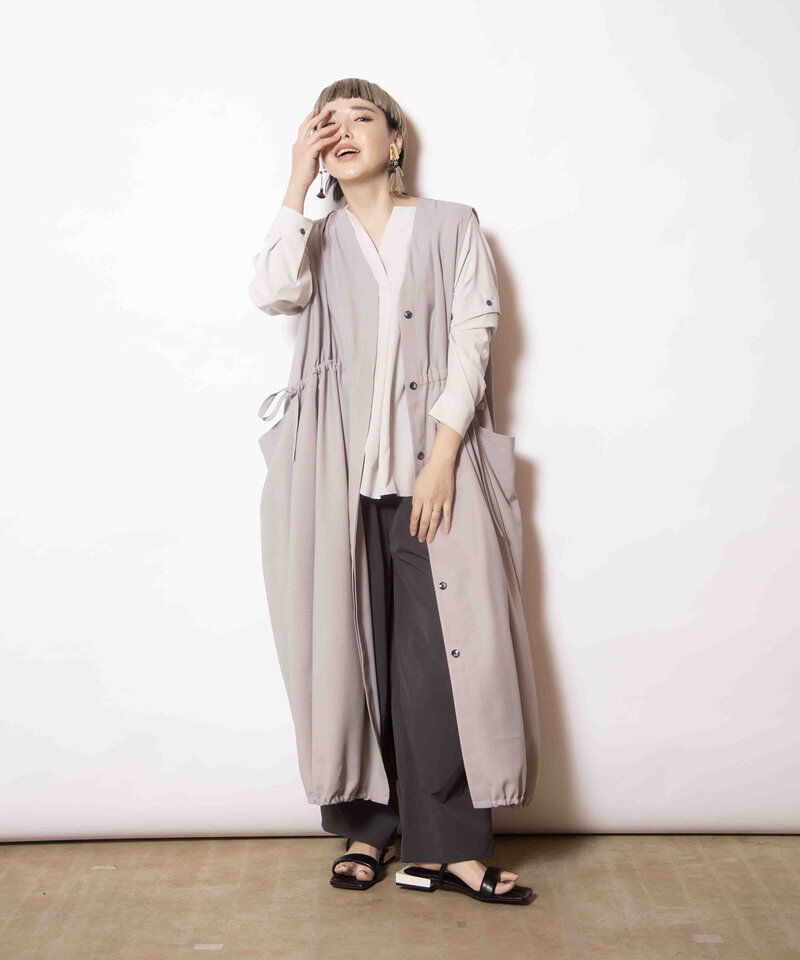  「ギャザーバルーンジレ」|ベスト・ジレ|