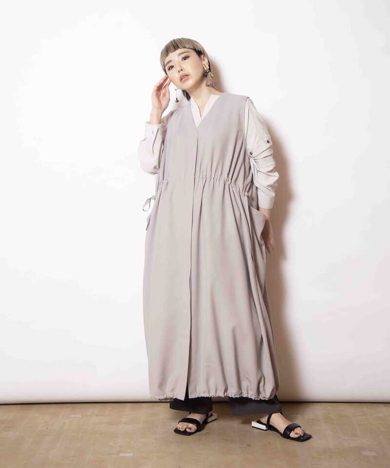  「ギャザーバルーンジレ」|ベスト・ジレ|