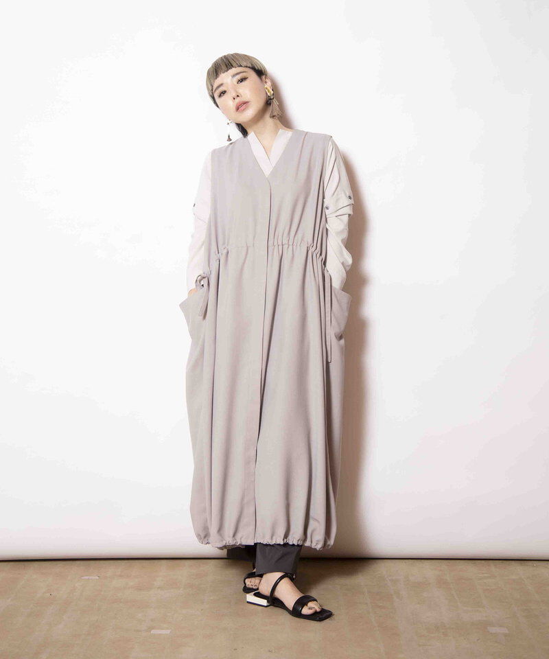  「ギャザーバルーンジレ」|ベスト・ジレ|