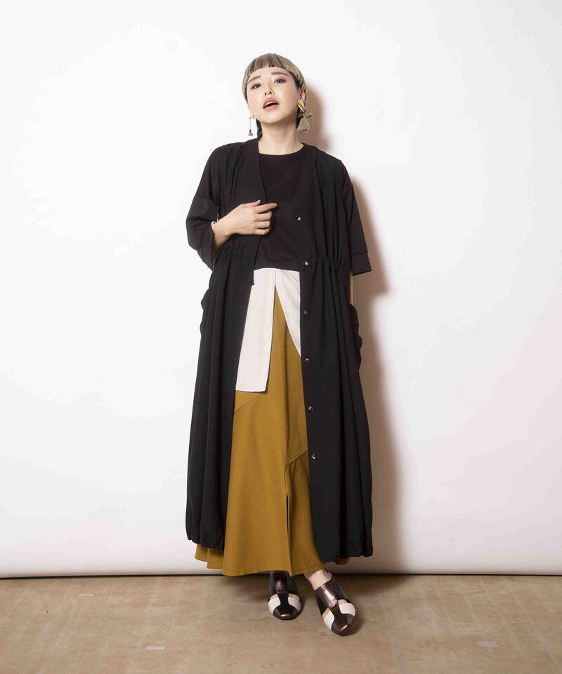  「ギャザーバルーンジレ」|ベスト・ジレ|