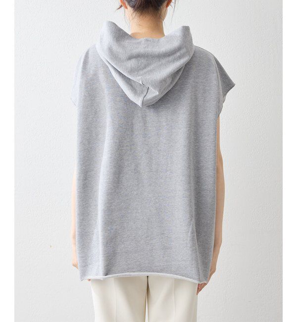  「【WEB限定】オーバーノースリーブパーカー」|Tシャツ・カットソー|