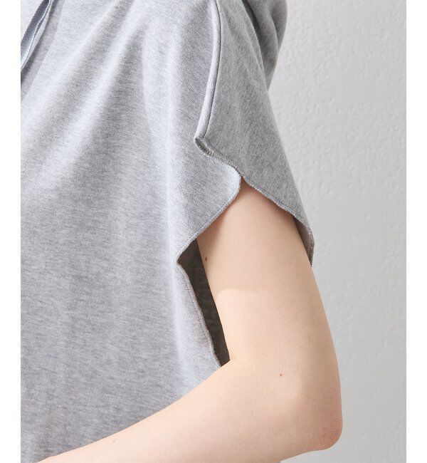  「【WEB限定】オーバーノースリーブパーカー」|Tシャツ・カットソー|