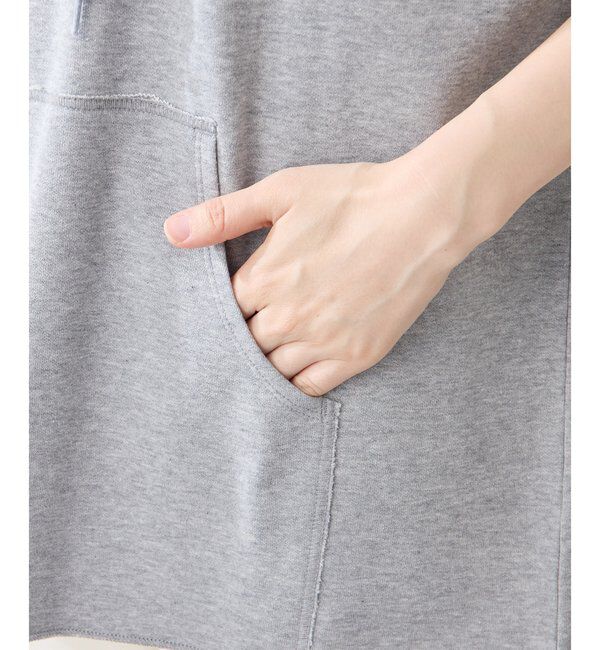  「【WEB限定】オーバーノースリーブパーカー」|Tシャツ・カットソー|