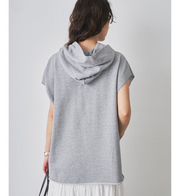  「【WEB限定】オーバーノースリーブパーカー」|Tシャツ・カットソー|