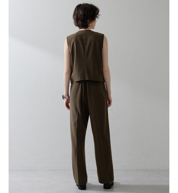 THE PAUSE「【THE PAUSE】トロコンパクトジレ」|ベスト・ジレ|