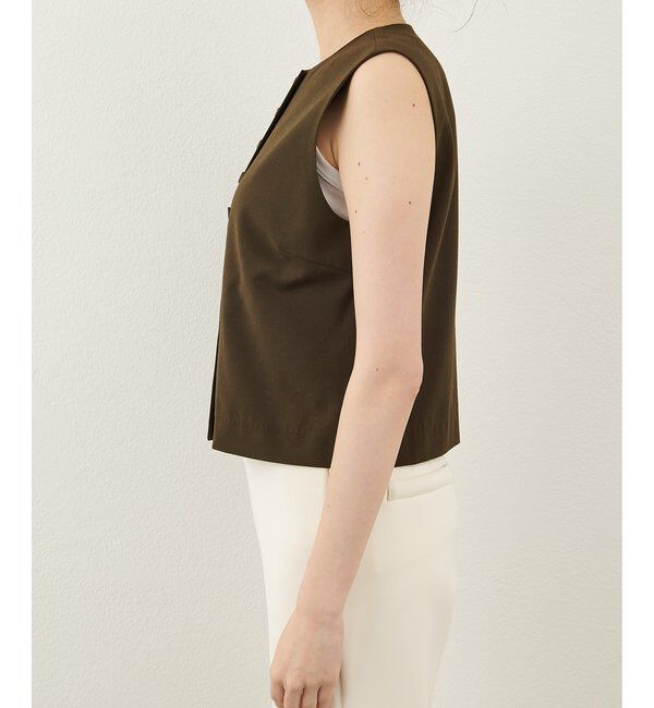 THE PAUSE「【THE PAUSE】トロコンパクトジレ」|ベスト・ジレ|