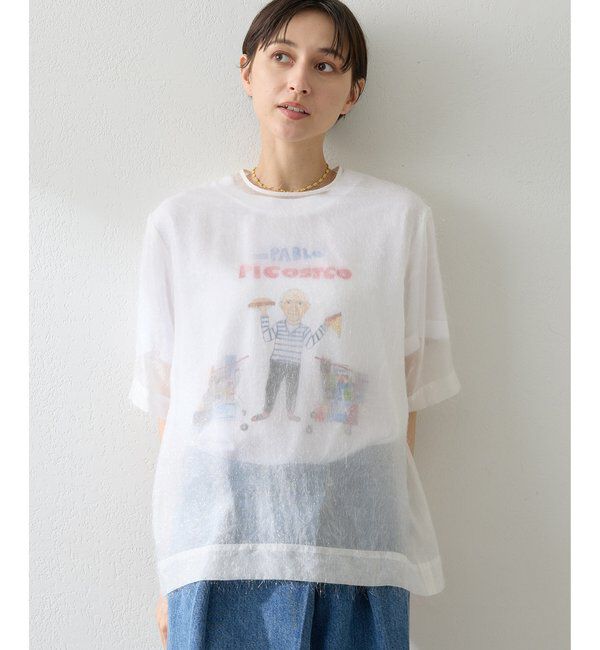  「シアーフェザーTEE」|シャツ・ブラウス|