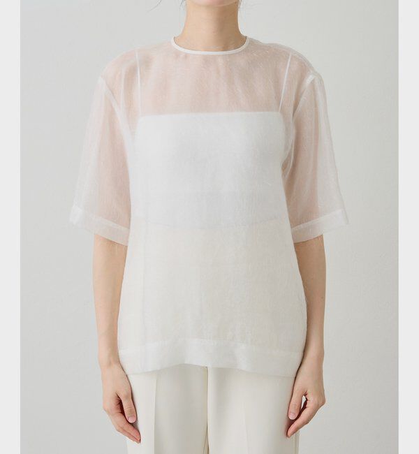  「シアーフェザーTEE」|シャツ・ブラウス|