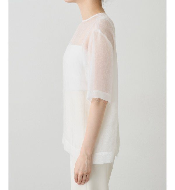  「シアーフェザーTEE」|シャツ・ブラウス|