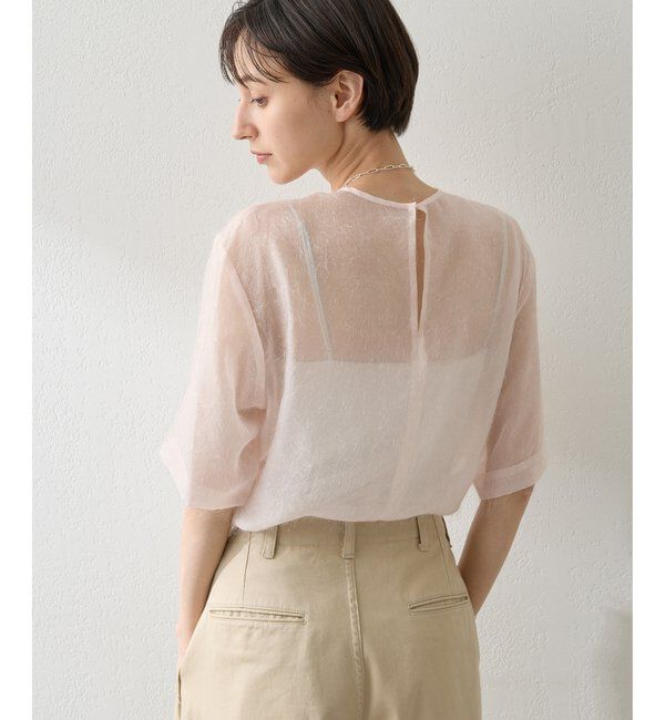  「シアーフェザーTEE」|シャツ・ブラウス|