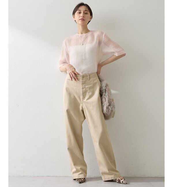  「シアーフェザーTEE」|シャツ・ブラウス|